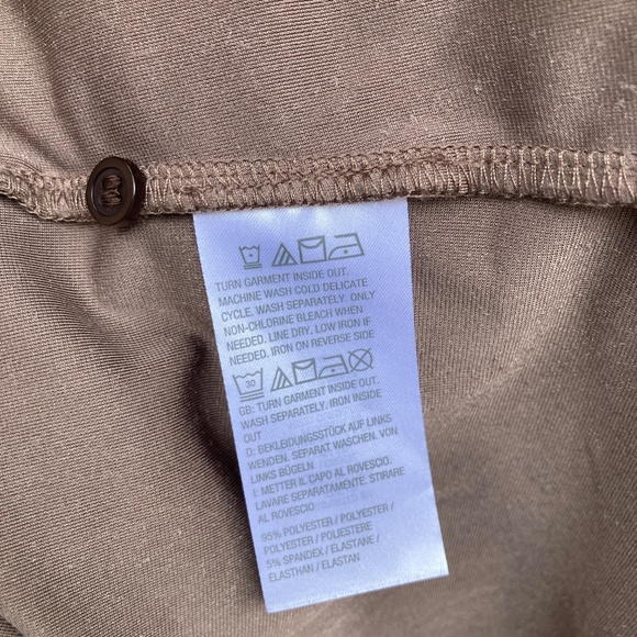 Mocha Crushed Velvet Button Up - Picture 9 of 9